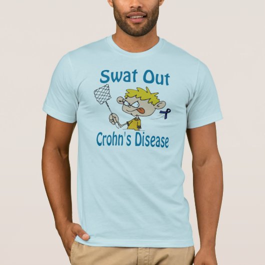 T-shirt De coup chemise de maladie de Crohn (Devant)