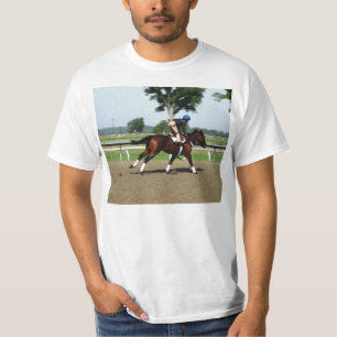 T-shirt de course de chevaux