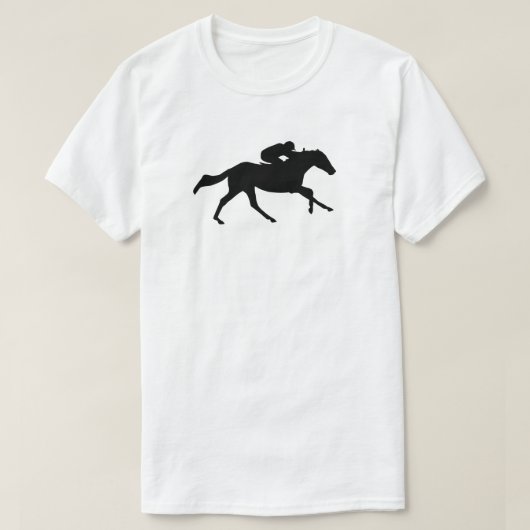 T-Shirt de course de chevaux (Design devant)