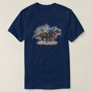 T-Shirt de course de chevaux