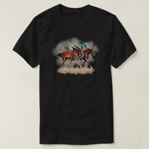 T-Shirt de course de chevaux