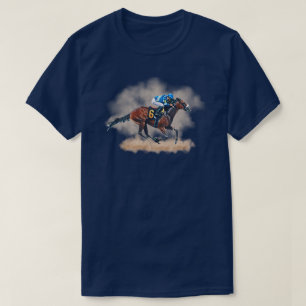 T-Shirt de course de chevaux