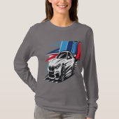T-shirt de course de voitures de sport (Devant)