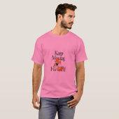 T-Shirt de course motivant « Avancer » (Devant entier)