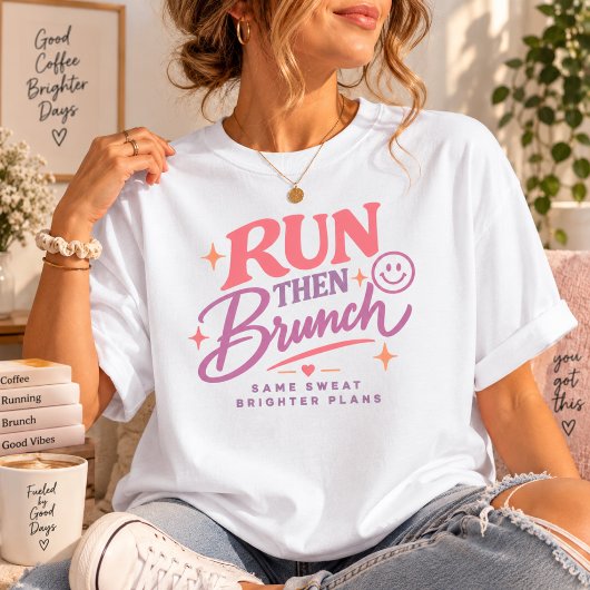 T-shirt de course puis brunch