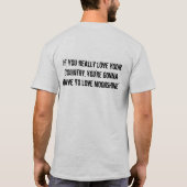 T-shirt de coutume de chatouillement (Dos)