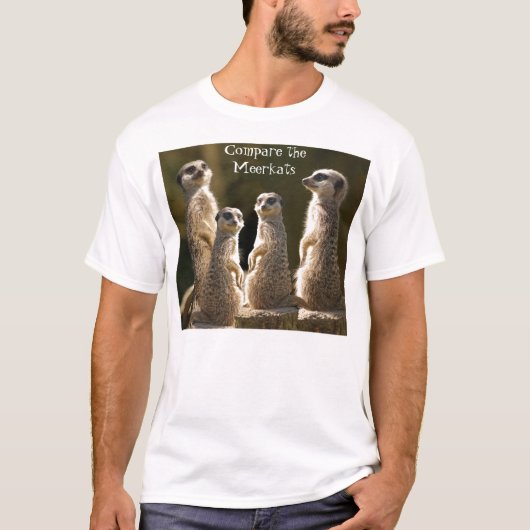 T-shirt de coutume de Meerkats (Devant)