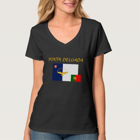T-shirt de coutume de Ponta Delgada* (Devant)