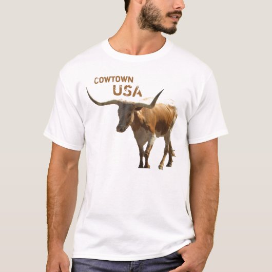T-shirt de Cowtown Etats-Unis (Devant)