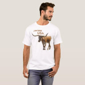 T-shirt de Cowtown Etats-Unis (Devant entier)