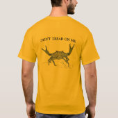 T-shirt de crabe de Gadsden (Dos)