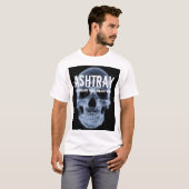 T-shirt "de crâne bleu" de CENDRIER (Devant entier)