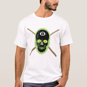 T-shirt de crâne de 8 boules
