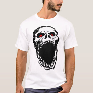 T-shirt de crâne de zombi