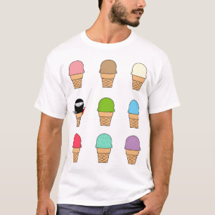 T-shirt de crème glacée de Ninja