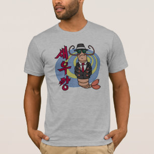 T-shirt de crevette de bandit - habillement