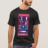 T-shirt de cricket anglais (Devant)