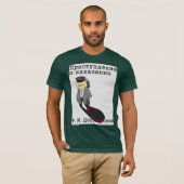 T-shirt de crime et de punition, maintenant avec (Devant entier)