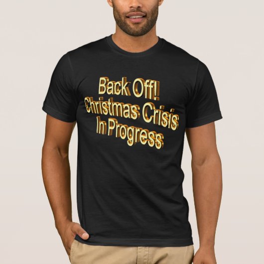 T-shirt de crise de Noël (Devant)