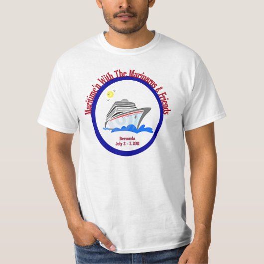 T-shirt de croisière de Marinaro (Devant)