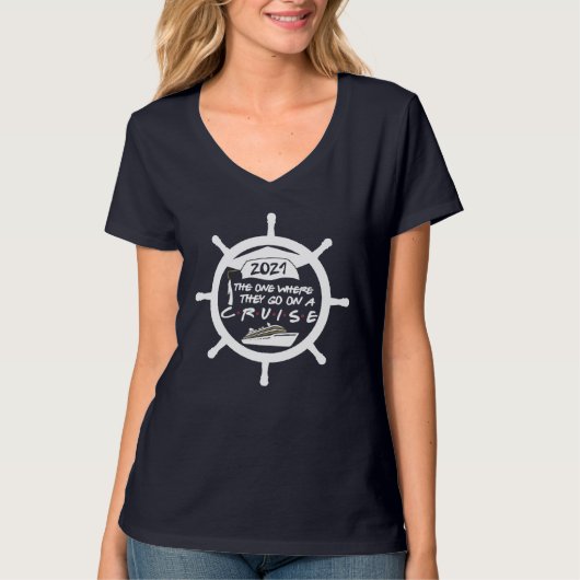 T-shirt de croisière pour femmes (Devant)