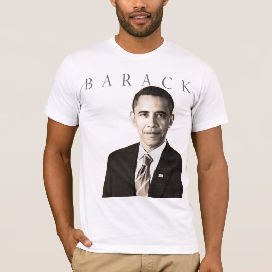 T-shirt de cru de Barack Obama (Devant)