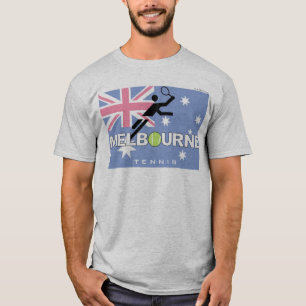 T-shirt de cru de Melbourne de tennis d'open