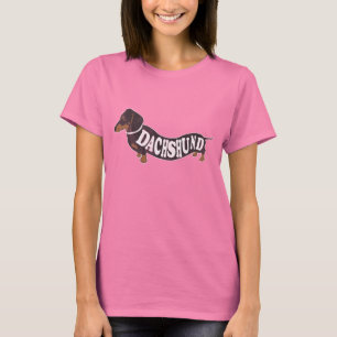 T-shirt de cru de teckel