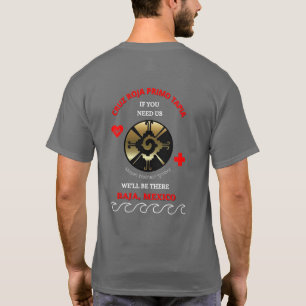 T-shirt de Cruz Roja Primo Tapia. Logo back
