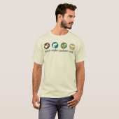 T-shirt de cuisinier de jardinier de pêcheur à  la (Devant entier)