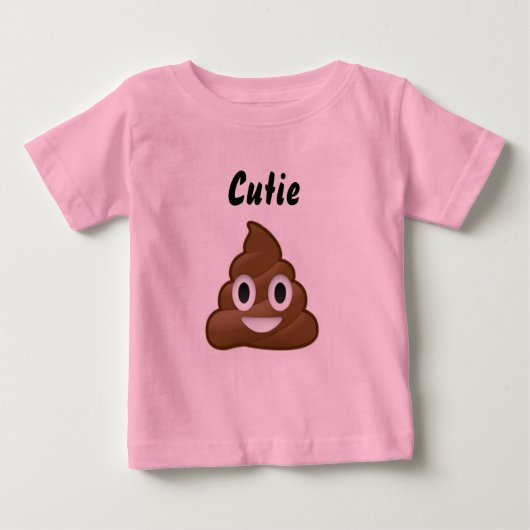 T-shirt de Cutie Poo Emoji (Devant)