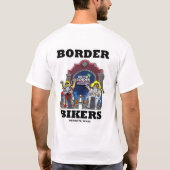 T-shirt de cycliste de frontière (Dos)