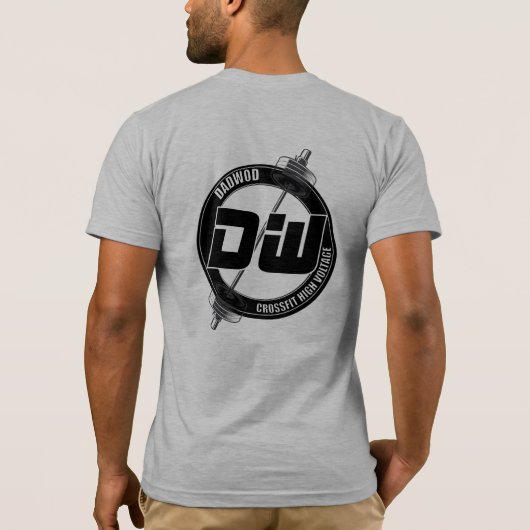 T-shirt de dadWOD (Dos)