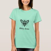T-shirt de dames avec le logo original d'abeille (Devant)