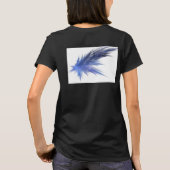 T-shirt de dames avec motif fractal (Dos)