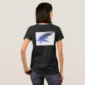 T-shirt de dames avec motif fractal (Dos entier)