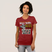 T-shirt de dames de bikini de vandale de Nancy (Devant entier)