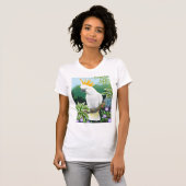 T-shirt de dames de cacatoès de Citron petit (Devant entier)