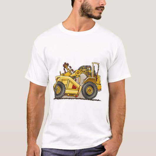 T-shirt de dames de grattoir d'engin de (Devant)