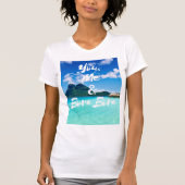 T-shirt de dames de groupe de trois personnes (Devant)