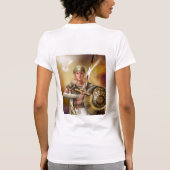 T-shirt de dames de jeune mariée de guerrier (Dos)