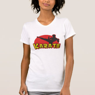 T-shirt de dames de karaté