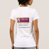 T-shirt de dames de LDDR (Dos)