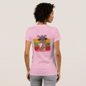 T-shirt de dames de MyKids (Dos entier)
