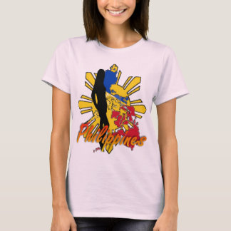T-shirt de dames de Philippines W/Girl