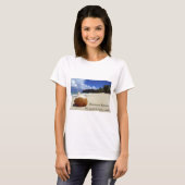 T-shirt de dames de plage de la République (Devant entier)