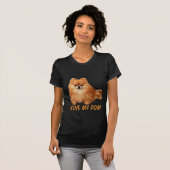 T-shirt de dames de Pomeranian (Devant entier)