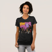 T-shirt de dames de ProgSphere petit : Noir (Devant entier)