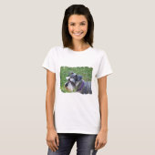 T-shirt de dames de Schnauzer (Devant entier)