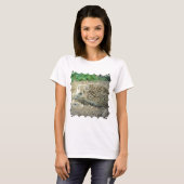 T-shirt de dames de soin de hérisson (Devant entier)